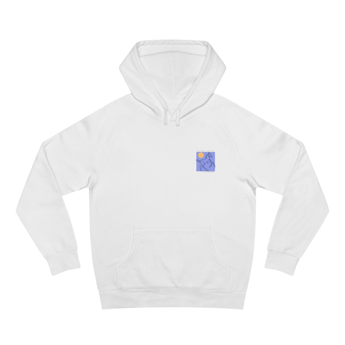 Adult Modern Blue Lavender Hoodie