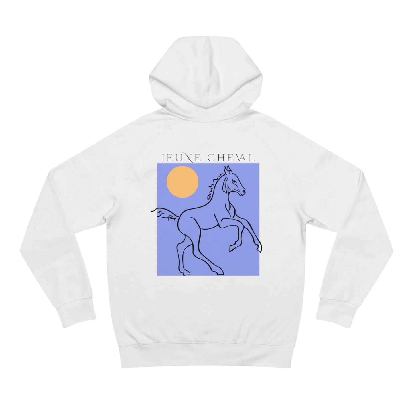 Adult Modern Blue Lavender Hoodie