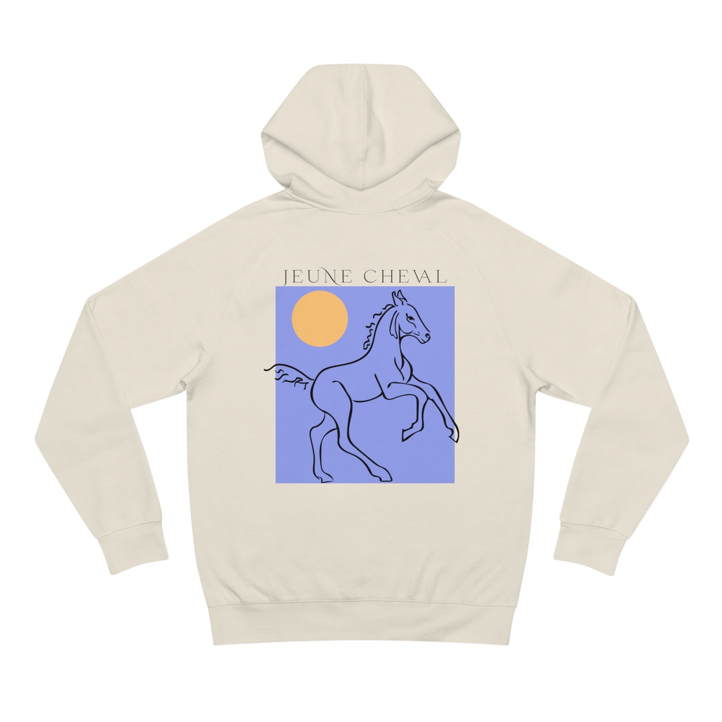 Adult Modern Blue Lavender Hoodie