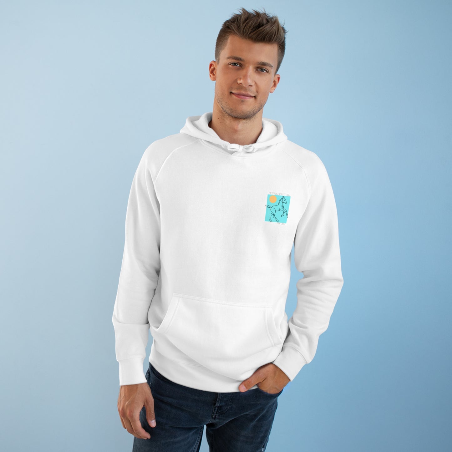 Adult Modern Aqua Hoodie