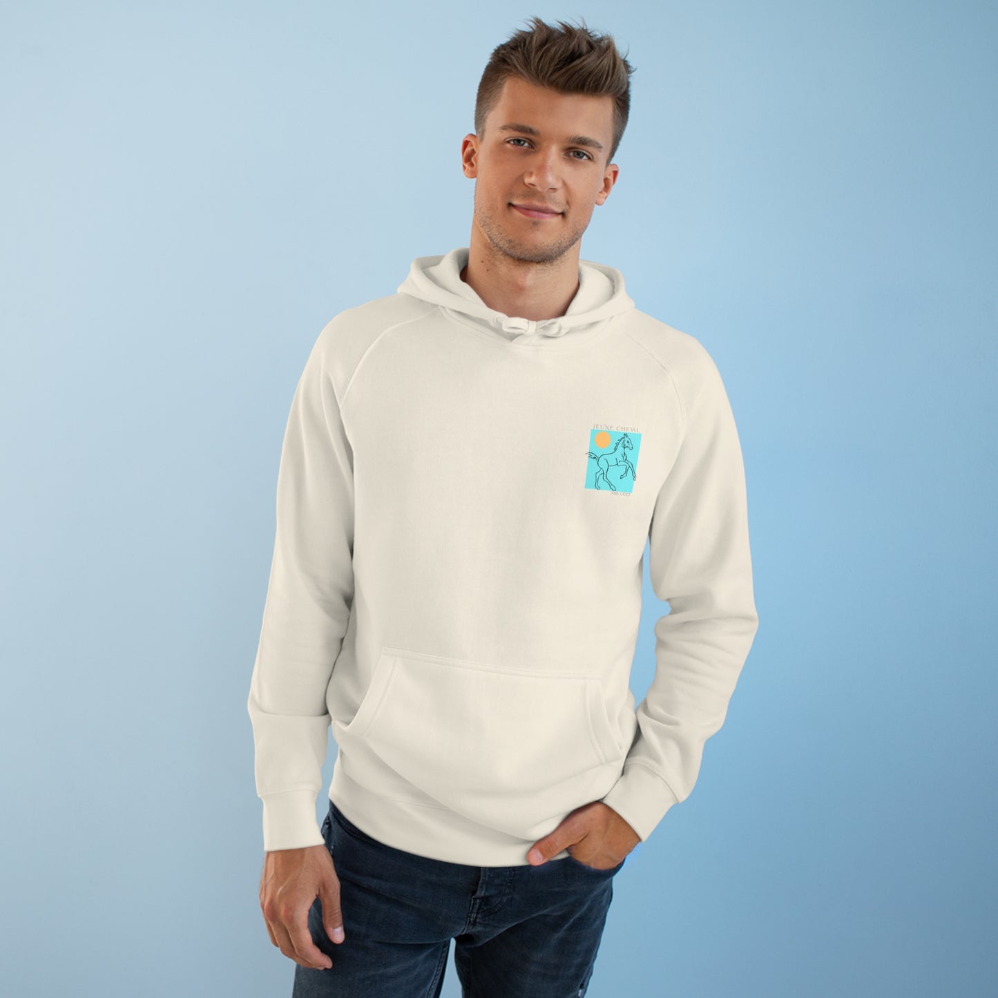 Adult Modern Aqua Hoodie