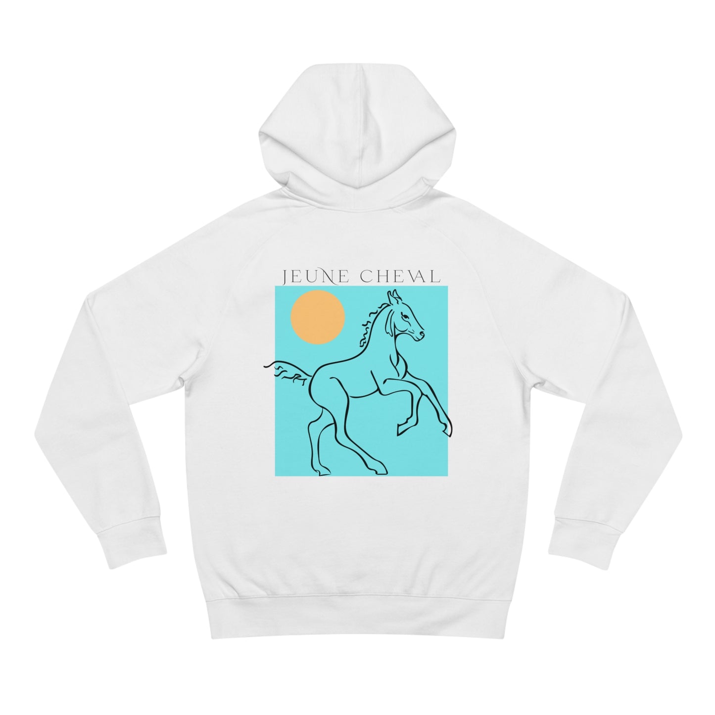 Adult Modern Aqua Hoodie