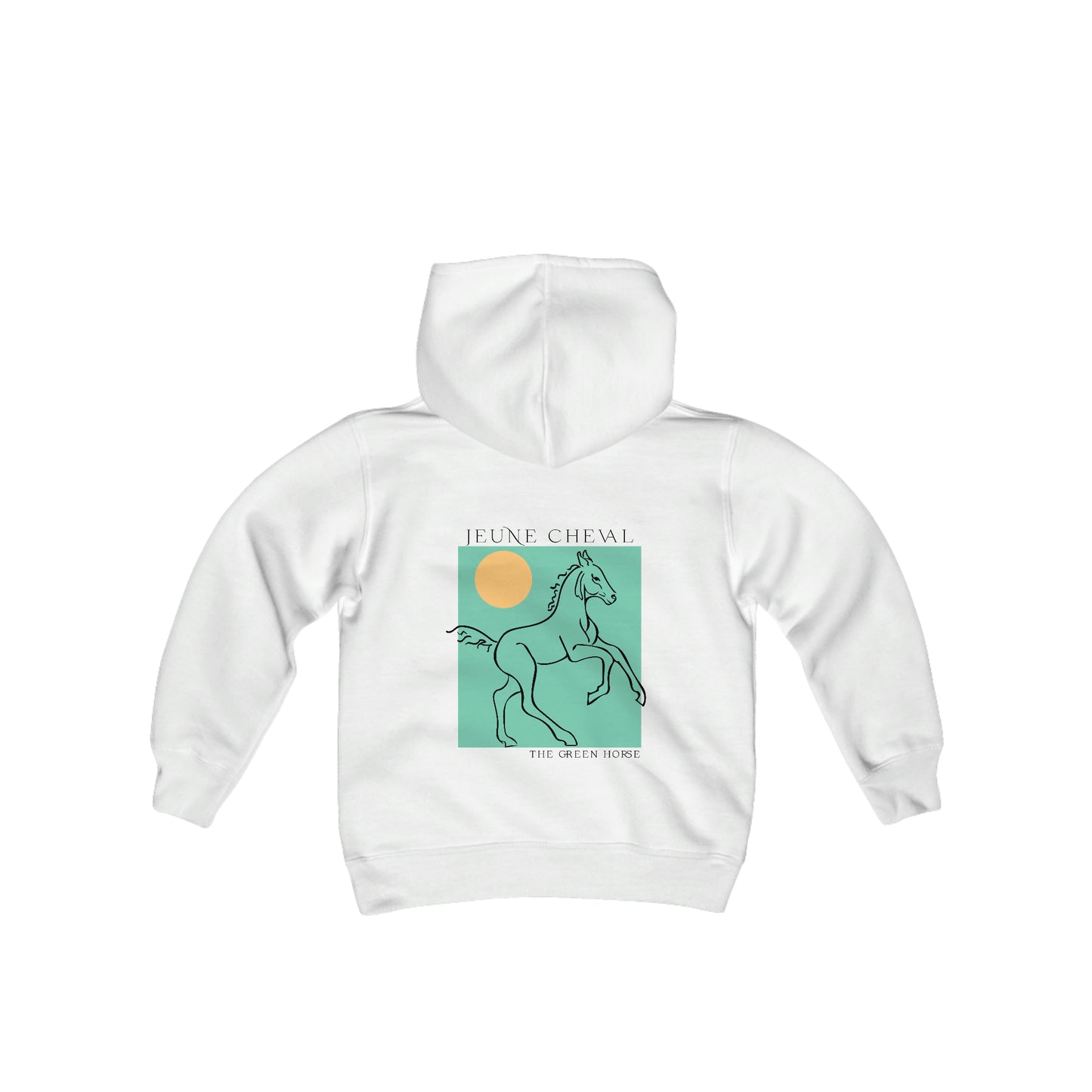 Youth Modern Green Hoodie