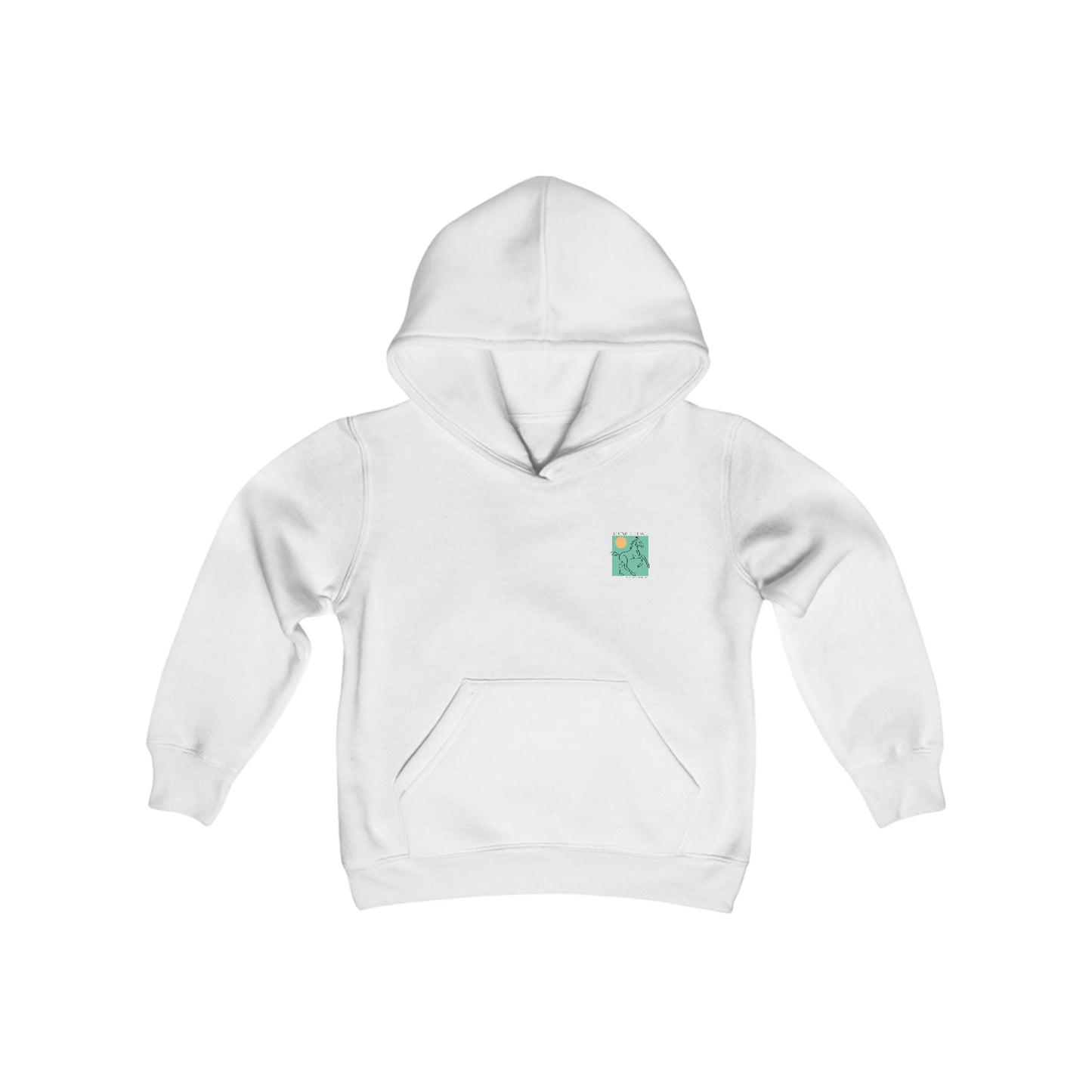 Youth Modern Green Hoodie